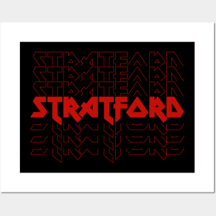 IRON TEXT || STRATFORD UK Posters and Art